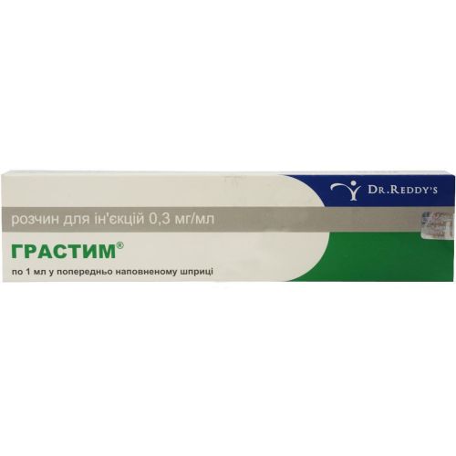 Грастим 0.3 мг/мл розчин для ін'єкцій №1 в місті Одеса : ціни, характеристика. - фото №1 Грастим 0.3 мг/мл розчин для ін'єкцій №1 в місті Одеса : ціни, характеристика.