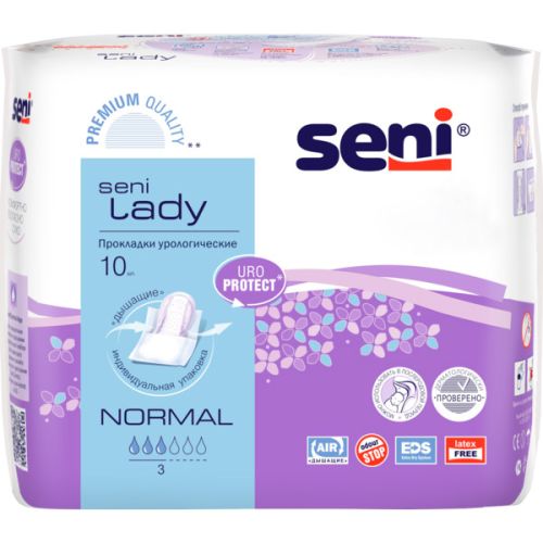 Прокладки урологічні Seni Lady normal, 10 шт. замовити - фото №1 Прокладки урологічні Seni Lady normal, 10 шт. замовити