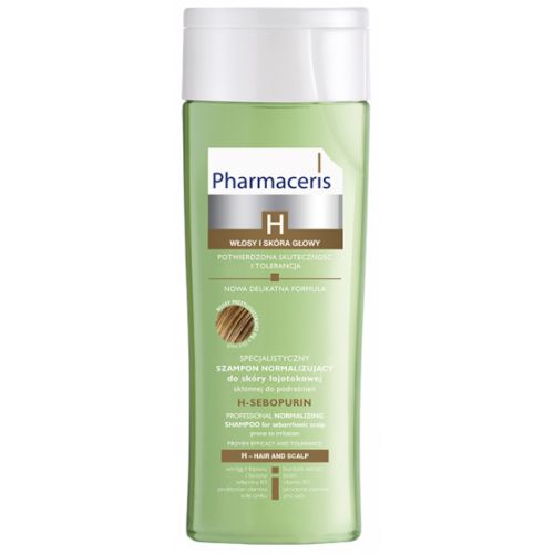 Шампунь Pharmaceris H H-Sebopurin специализированный нормализующий для себорейной склонной к раздражению кожи 250 мл заказать - фото №1 Шампунь Pharmaceris H H-Sebopurin специализированный нормализующий для себорейной склонной к раздражению кожи 250 мл заказать