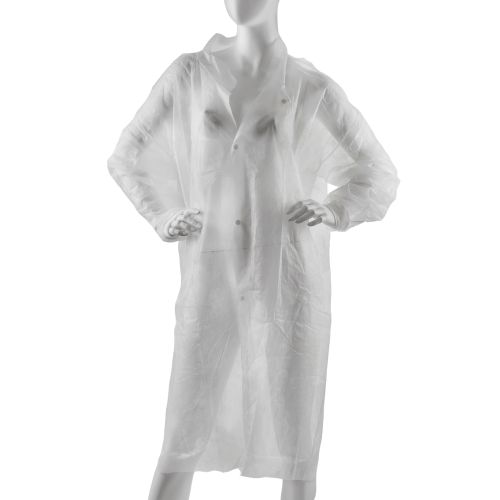 Халат для посетителя (на кнопках) одноразовый нестер. ADD - фото №1 Халат для посетителя (на кнопках) одноразовый нестер. ADD