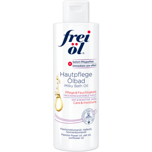 Масло Frei Ol (Фрай Ол) для ванны для сухой, чувствительной кожи 200 мл в Украине - фото №1 Масло Frei Ol (Фрай Ол) для ванны для сухой, чувствительной кожи 200 мл в Украине