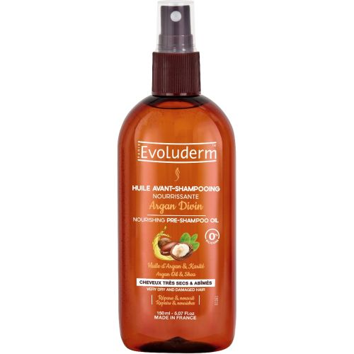 Олія Evoluderm (Еволюдерм) для сухого та пошкодженого волосся живильний з аргановою олією 150 мл недорого - фото №1 Олія Evoluderm (Еволюдерм) для сухого та пошкодженого волосся живильний з аргановою олією 150 мл недорого