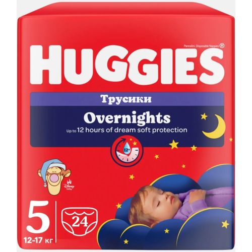 Підгузки-трусики Huggies (Хаггіс) Overnight р.5 (12-17 кг) 24 шт. в місті Харків : ціни, характеристика. - фото №1 Підгузки-трусики Huggies (Хаггіс) Overnight р.5 (12-17 кг) 24 шт. в місті Харків : ціни, характеристика.
