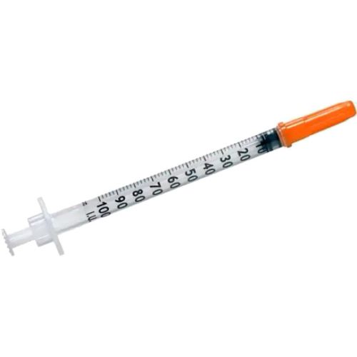 Шприц 2В 3-компонентний U-100 30G* 1/2 0,3*13 1 мл в Україні - фото №1 Шприц 2В 3-компонентний U-100 30G* 1/2 0,3*13 1 мл в Україні