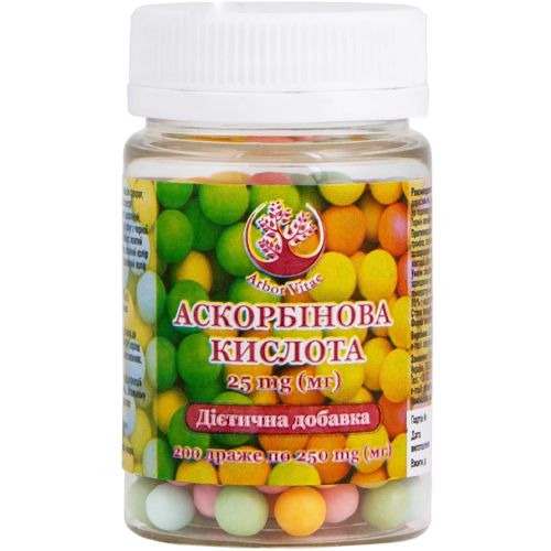 Аскорбиновая кислота 25 мг драже №200 фото - фото №1 Аскорбиновая кислота 25 мг драже №200 фото