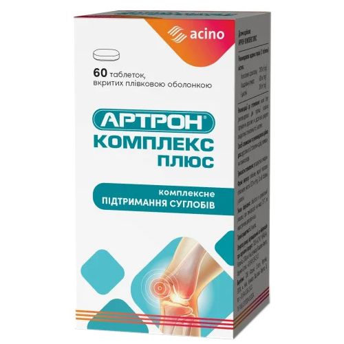 Артрон Комплекс Плюс таблетки №60 в місті Одеса : ціни, характеристика. - фото №1 Артрон Комплекс Плюс таблетки №60 в місті Одеса : ціни, характеристика.