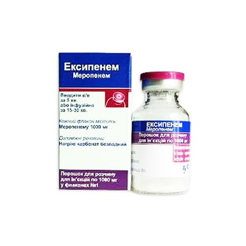 Эксипенем 1000 мг порошок №1 в городе Одесса : цены, характеристики. - фото №1 Эксипенем 1000 мг порошок №1 в городе Одесса : цены, характеристики.