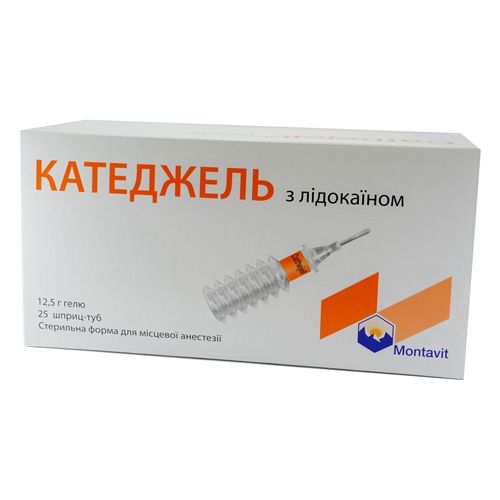 Катеджель с лидокаином гель 12,5 г шприц-туба №25 ADD - фото №1 Катеджель с лидокаином гель 12,5 г шприц-туба №25 ADD