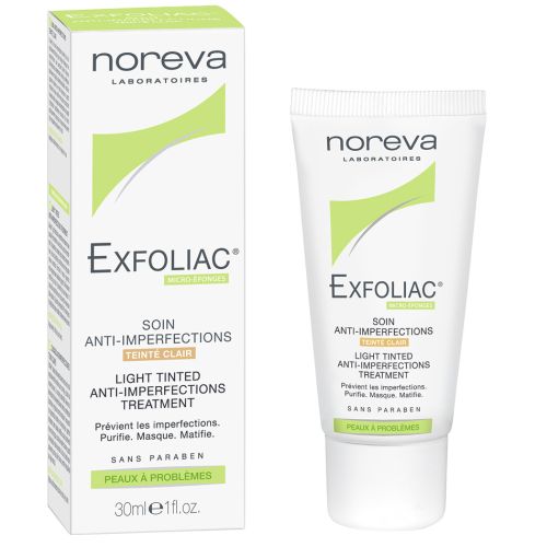 Крем тональний Noreva (Норева) Exfoliac з матовим ефектом бежевий 30 мл ціна - фото №1 Крем тональний Noreva (Норева) Exfoliac з матовим ефектом бежевий 30 мл ціна