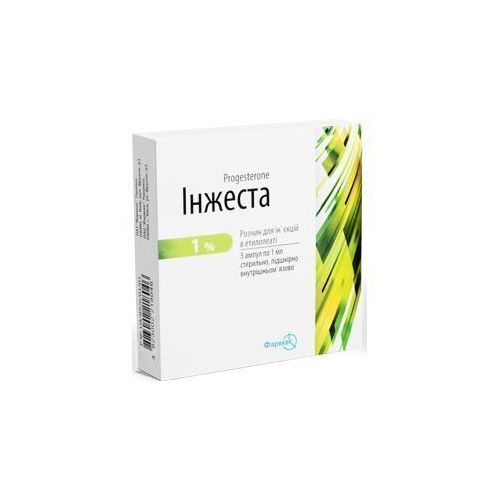 Інжеста 1% розчин для ін'єкцій 1,0 мл ампули №10 (прогестерон) в місті Одеса : ціни, характеристика. - фото №1 Інжеста 1% розчин для ін'єкцій 1,0 мл ампули №10 (прогестерон) в місті Одеса : ціни, характеристика.