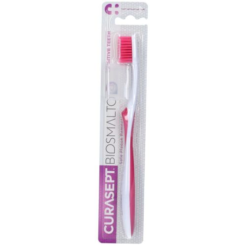 Зубная щетка Curasept Biosmalto Sensitive для чувствительных зубов в аптеке - фото №1 Зубная щетка Curasept Biosmalto Sensitive для чувствительных зубов в аптеке