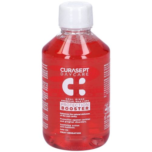 Ополіскувач Curasept Daycare Booster Fruit Sensation, фруктовий, 250 мл в інтернет-аптеці - фото №1 Ополіскувач Curasept Daycare Booster Fruit Sensation, фруктовий, 250 мл в інтернет-аптеці