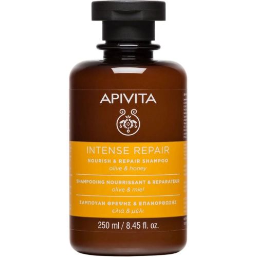 Шампунь Apivita (Апивита) питание и восстановление с оливой и медом 250 мл недорого - фото №1 Шампунь Apivita (Апивита) питание и восстановление с оливой и медом 250 мл недорого