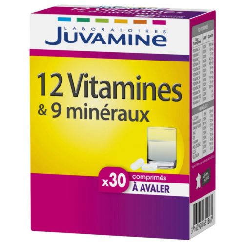 Juvamine (Жувамін) Комплекс з 12 Вітамінів + 9 Мінералів таблетки №30 в місті Одеса : ціни, характеристика. - фото №1 Juvamine (Жувамін) Комплекс з 12 Вітамінів + 9 Мінералів таблетки №30 в місті Одеса : ціни, характеристика.