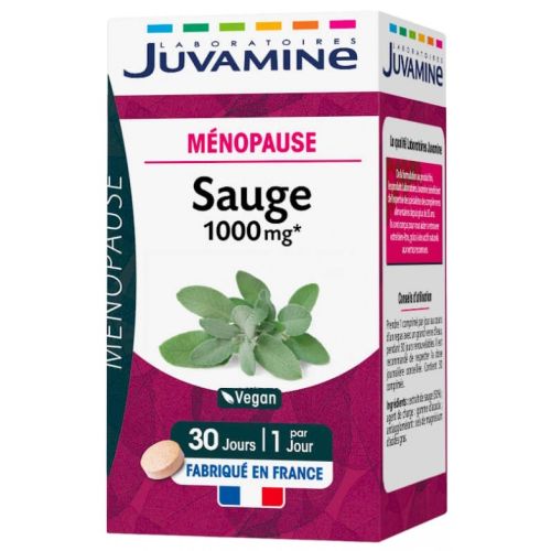 Juvamine (Жувамін) Шавлія 1000 мг Менопауза таблетки №30 в місті Одеса : ціни, характеристика. - фото №1 Juvamine (Жувамін) Шавлія 1000 мг Менопауза таблетки №30 в місті Одеса : ціни, характеристика.
