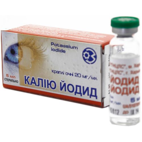 Калия йодид 20 мг/мл капли глазные 5 мл заказать - фото №1 Калия йодид 20 мг/мл капли глазные 5 мл заказать