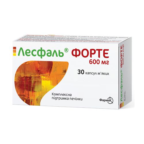 Лесфаль Форте 600 мг капсулы №30 в городе Одесса : цены, характеристики. - фото №1 Лесфаль Форте 600 мг капсулы №30 в городе Одесса : цены, характеристики.