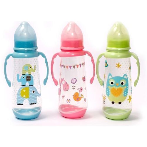 Бутылочка Lindo с ручками с силиконовой соской LI 125 250 мл недорого - фото №1 Бутылочка Lindo с ручками с силиконовой соской LI 125 250 мл недорого