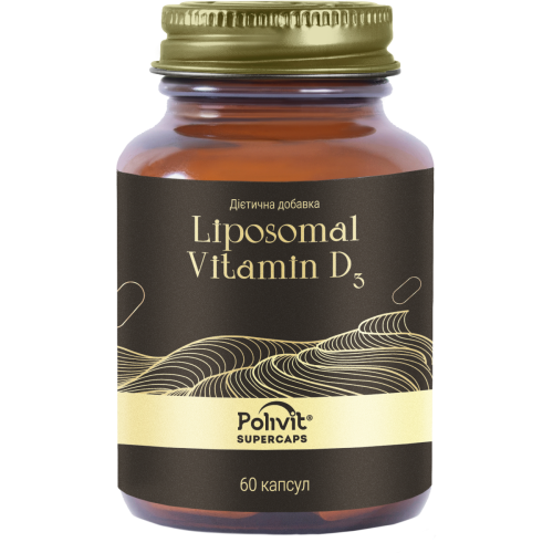 Полівіт Supercaps Liposomal Vitamin D3 капсули №60 в місті Одеса : ціни, характеристика. - фото №1 Полівіт Supercaps Liposomal Vitamin D3 капсули №60 в місті Одеса : ціни, характеристика.
