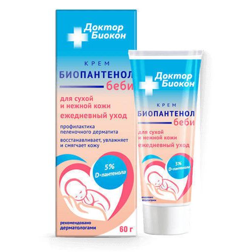 Крем для сухої шкіри Біопантенол бебі Доктор Біокон 60 г ціна - фото №1 Крем для сухої шкіри Біопантенол бебі Доктор Біокон 60 г ціна