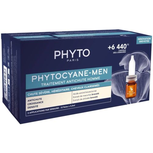 Средство против выпадения волос Phyto (Фито) Phytocyane для мужчин, 12 шт. х 3,5 мл в Украине - фото №1 Средство против выпадения волос Phyto (Фито) Phytocyane для мужчин, 12 шт. х 3,5 мл в Украине