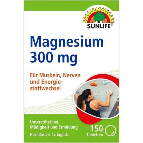 Вітаміни Sunlife Magnesium 300 мг таблетки №150 в місті Запоріжжя : ціни, характеристика. - фото №1 Вітаміни Sunlife Magnesium 300 мг таблетки №150 в місті Запоріжжя : ціни, характеристика.