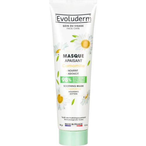 Маска Evoluderm (Эволюдерм) для лица успокаивающая с экстрактом ромашки, 150 г фото - фото №1 Маска Evoluderm (Эволюдерм) для лица успокаивающая с экстрактом ромашки, 150 г фото