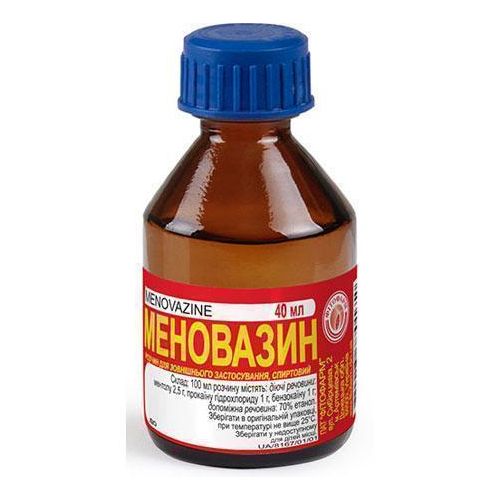 Меновазин розчин 40 мл недорого - фото №1 Меновазин розчин 40 мл недорого