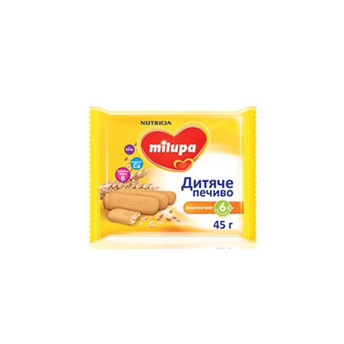 Печенье Milupa детское пшеничное (от 6 месяцев) 45 г купить - фото №1 Печенье Milupa детское пшеничное (от 6 месяцев) 45 г купить