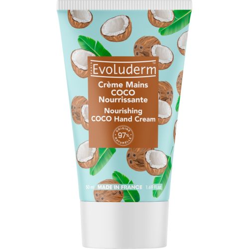 Крем Evoluderm (Эволюдерм) для рук питательный с кокосом 30 мл цена - фото №1 Крем Evoluderm (Эволюдерм) для рук питательный с кокосом 30 мл цена