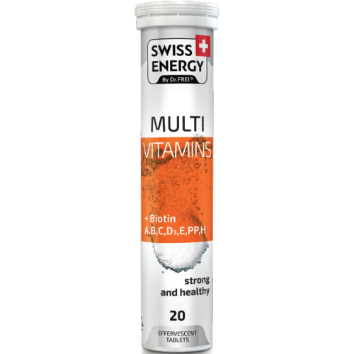 Витамины шипучие Swiss Energy Multivitamins №20 купить - фото №1 Витамины шипучие Swiss Energy Multivitamins №20 купить