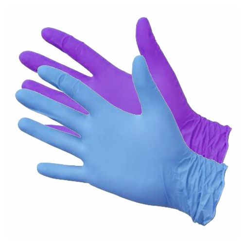 Перчатки Nitrylex Classic нестерильные нитриловые неопудренные (р. М) купить - фото №1 Перчатки Nitrylex Classic нестерильные нитриловые неопудренные (р. М) купить