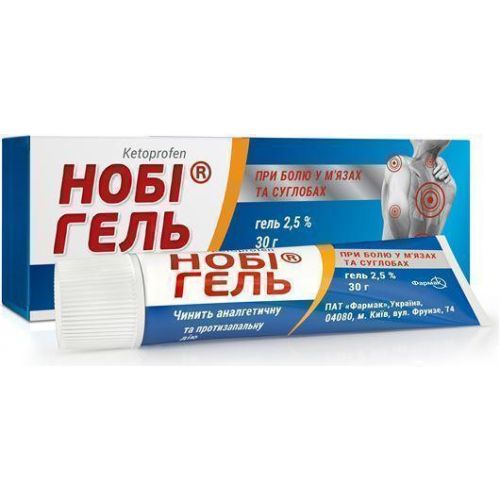 Ноби 2,5% гель 30 г в Украине - фото №1 Ноби 2,5% гель 30 г в Украине