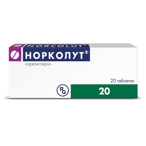 Норколут таблетки №20 недорого - фото №1 Норколут таблетки №20 недорого