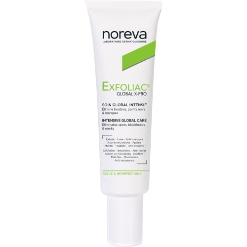 Гель Noreva (Норева) Exfoliac global X-PRO для проблемної шкіри 30 мл в аптеці - фото №1 Гель Noreva (Норева) Exfoliac global X-PRO для проблемної шкіри 30 мл в аптеці