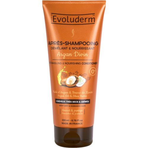Кондиционер Evoluderm (Эволюдерм) для сухих и поврежденных волос питательный с аргановым маслом 200 мл заказать - фото №1 Кондиционер Evoluderm (Эволюдерм) для сухих и поврежденных волос питательный с аргановым маслом 200 мл заказать
