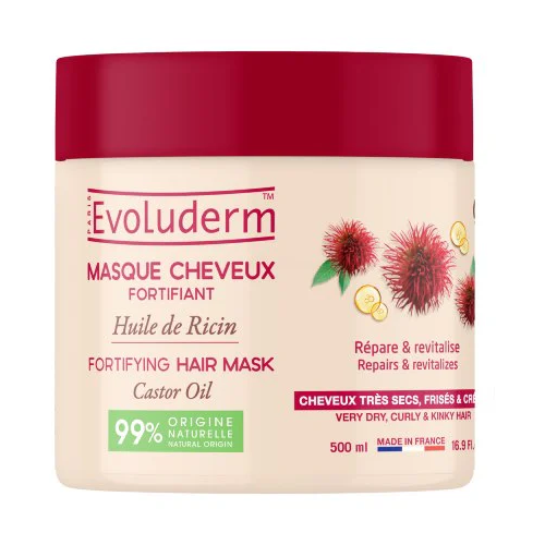 Маска Evoluderm (Эволюдерм) для волос с касторовым маслом 500 мл в городе Львов : цены, характеристики. - фото №1 Маска Evoluderm (Эволюдерм) для волос с касторовым маслом 500 мл в городе Львов : цены, характеристики.