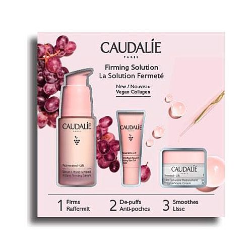 Набір Caudalie (Кодалі) Resveratrol Lift Set (Гель-крем для контуру очей 5 мл + Крем кашемір 15 мл + Сироватка-Зміцнення 30 мл) в аптеці - фото №1 Набір Caudalie (Кодалі) Resveratrol Lift Set (Гель-крем для контуру очей 5 мл + Крем кашемір 15 мл + Сироватка-Зміцнення 30 мл) в аптеці