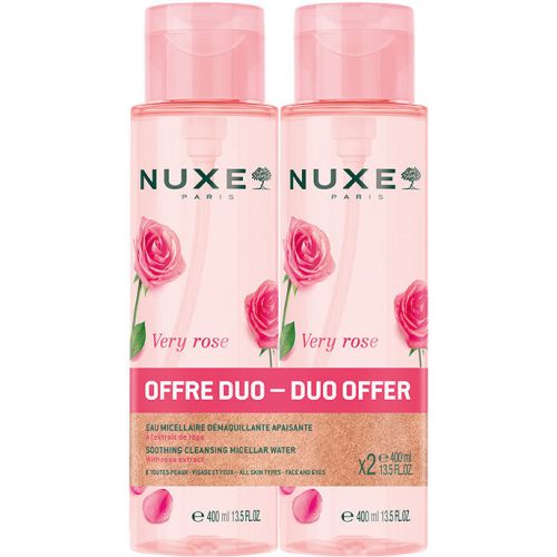 Набір Nuxe (Нюкс) Duo Very rose Вода міцелярна 2х400 мл в Дніпрі : ціни, характеристика. - фото №1 Набір Nuxe (Нюкс) Duo Very rose Вода міцелярна 2х400 мл в Дніпрі : ціни, характеристика.