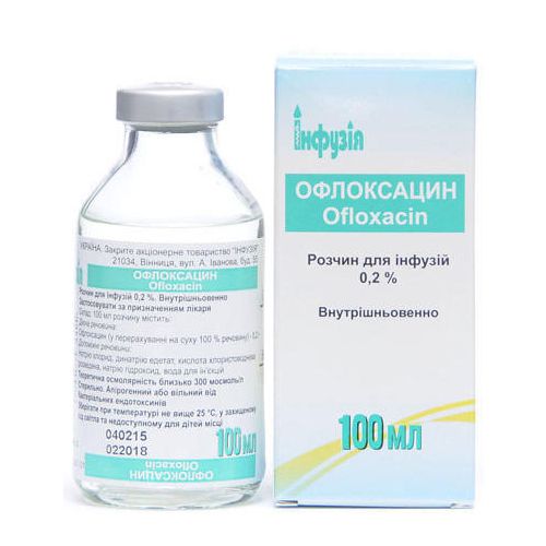 Офлоксацин розчин для інфузій 100 мл в місті Одеса : ціни, характеристика. - фото №1 Офлоксацин розчин для інфузій 100 мл в місті Одеса : ціни, характеристика.