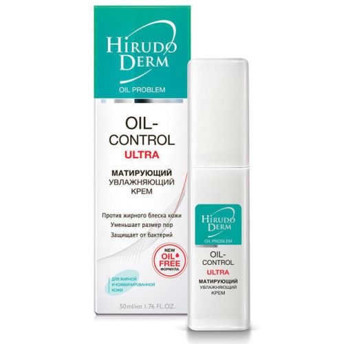 Крем Hirudo Derm Oil Problem Oil-Control зволожуючий матуючий 50 мл в Україні - фото №1 Крем Hirudo Derm Oil Problem Oil-Control зволожуючий матуючий 50 мл в Україні