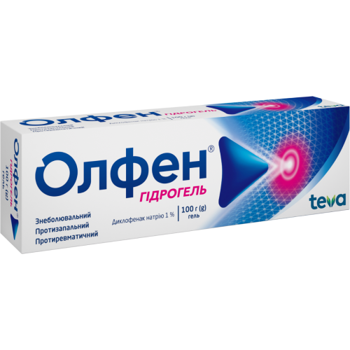 Олфен 1% гідрогель 100 г в інтернет-аптеці - фото №1 Олфен 1% гідрогель 100 г в інтернет-аптеці