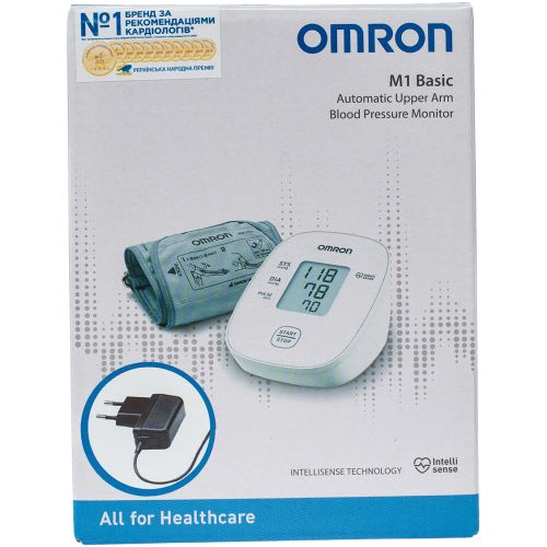 Тонометр Omron (Омрон) M1 Basic на плечо и адаптер HHP-CM01 в комплекте HEM-7121J-AF в аптеке - фото №1 Тонометр Omron (Омрон) M1 Basic на плечо и адаптер HHP-CM01 в комплекте HEM-7121J-AF в аптеке