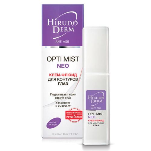 Крем-флюид Hirudo Derm Anti Age OPTI MIST NEO для контура глаз 19 мл купить - фото №1 Крем-флюид Hirudo Derm Anti Age OPTI MIST NEO для контура глаз 19 мл купить