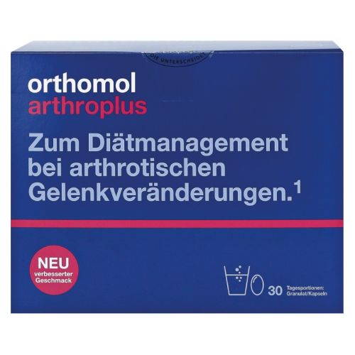 Orthomol (Ортомол) Arthro Pluse (здоровье костей и суставов) гранулы + капсулы №30 в Украине - фото №1 Orthomol (Ортомол) Arthro Pluse (здоровье костей и суставов) гранулы + капсулы №30 в Украине