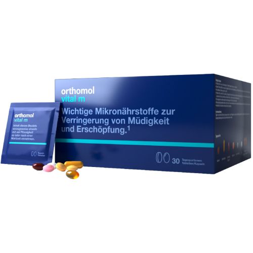 Orthomol Vital M (для чоловіків) 30 днів гранули №30 в місті Львів : ціни, характеристика. - фото №1 Orthomol Vital M (для чоловіків) 30 днів гранули №30 в місті Львів : ціни, характеристика.