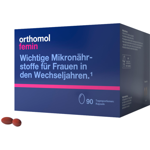 Orthomol (Ортомол) Femin (для жінок в період менопаузи) 90 днів капсули №90 в місті Миколаїв : ціни, характеристика. - фото №1 Orthomol (Ортомол) Femin (для жінок в період менопаузи) 90 днів капсули №90 в місті Миколаїв : ціни, характеристика.