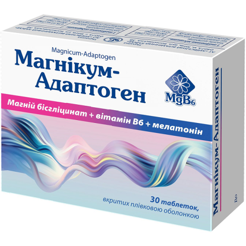 Магникум-Адаптоген таблетки №30 фото - фото №1 Магникум-Адаптоген таблетки №30 фото