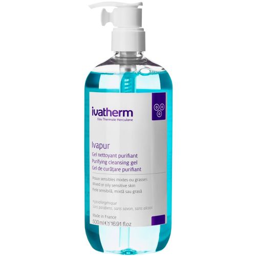Гель-пенка Ivatherm Ivapur для комбинированной или жирной чувствительной кожи 500 мл фото - фото №1 Гель-пенка Ivatherm Ivapur для комбинированной или жирной чувствительной кожи 500 мл фото