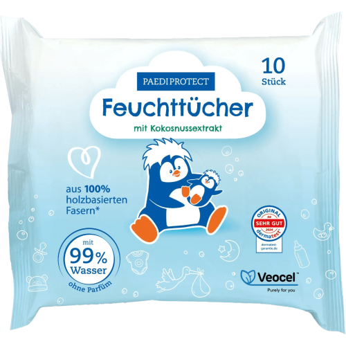 Серветки Paediprotect (Педіпротект) вологі дитячі для чутливої шкіри №10 в місті Одеса : ціни, характеристика. - фото №1 Серветки Paediprotect (Педіпротект) вологі дитячі для чутливої шкіри №10 в місті Одеса : ціни, характеристика.